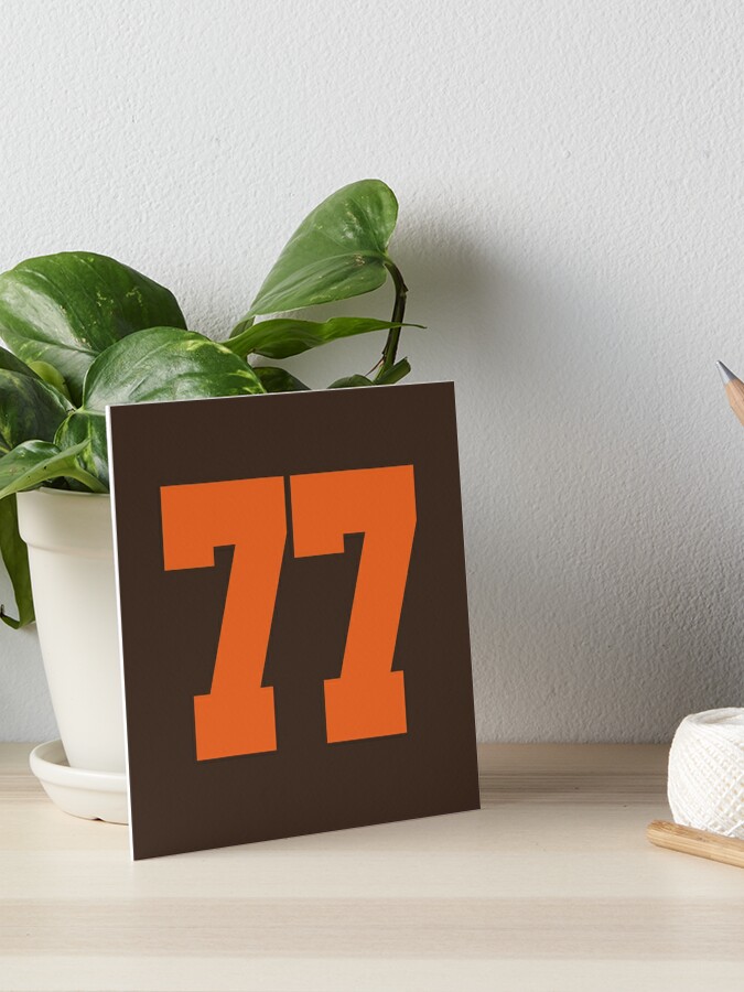 75 Number Cleveland Sports Seventy-Five Brown Jersey Sticker for Sale by  HelloFromAja