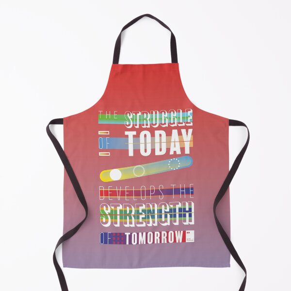Item preview, The struggle of today develops the strength of tomorrow designed and sold by quotesonposters.