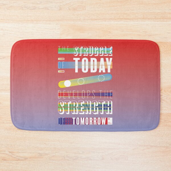 Item preview, The struggle of today develops the strength of tomorrow designed and sold by quotesonposters.