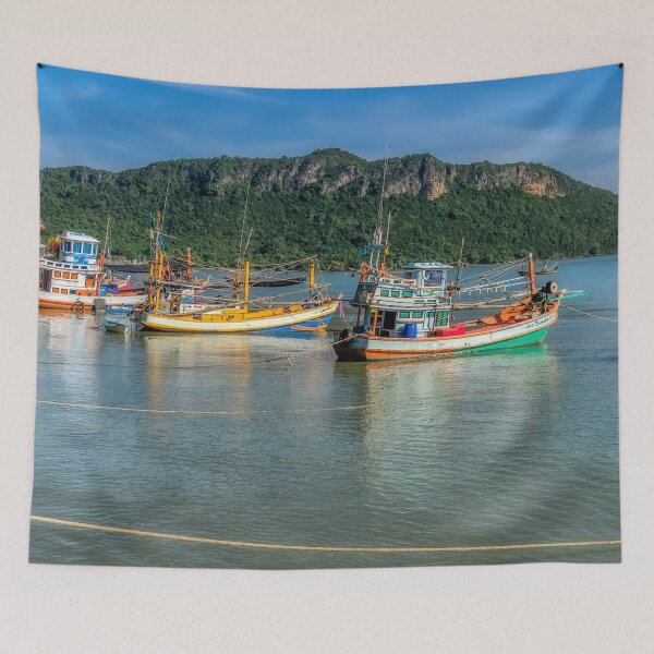 Item preview, Thai Fishing Harbour designed and sold by AJEvans.
