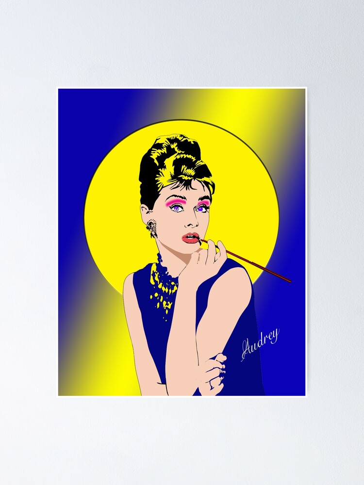 Audrey Hepburn Digital Poster