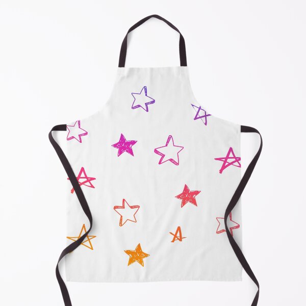 Item preview, Small colorful star doodle pattern designed and sold by AdelDa19.
