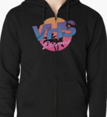 VHS Dreams Summer Logo Zipped Hoodie