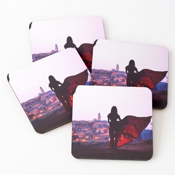 Item preview, Woman with a red dress in Matera designed and sold by VaidaAbdul.