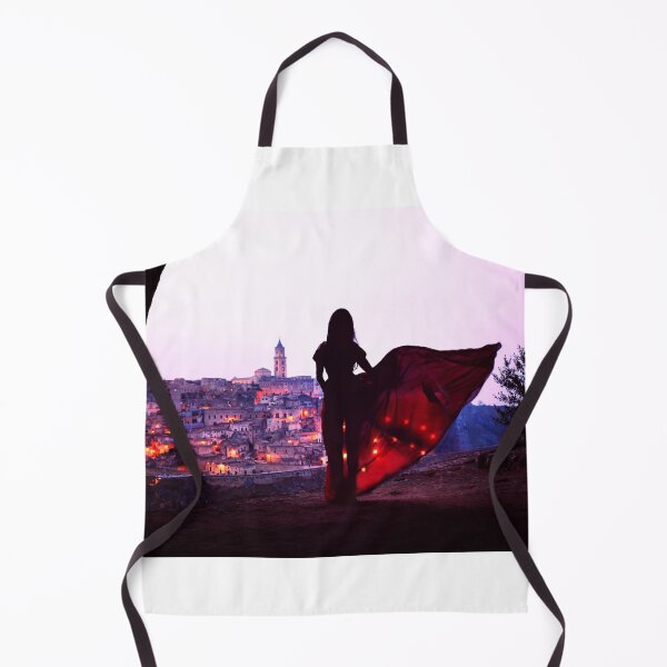 Item preview, Woman with a red dress in Matera designed and sold by VaidaAbdul.