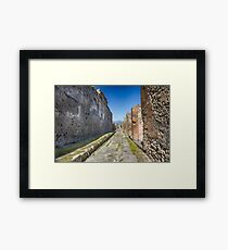 Pompei Framed Print