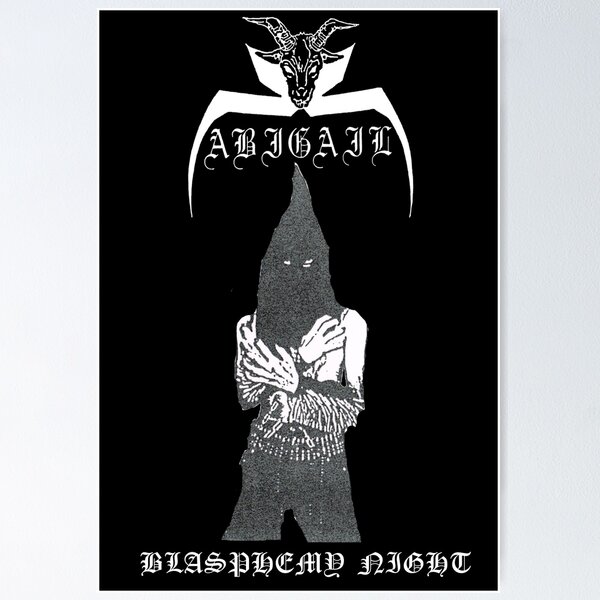 Item preview, Abigail- Blasphemy Night designed and sold by morbidmetal.