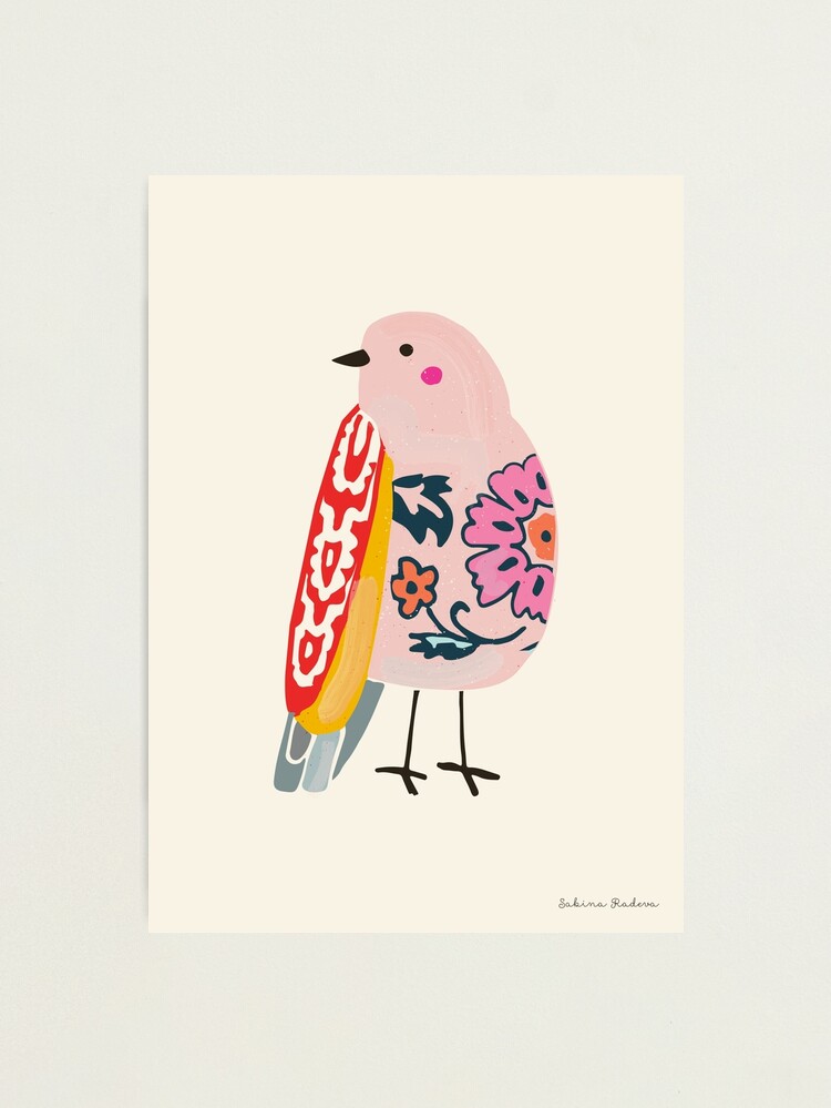 Alternate view of Mosaic Bird Photographic Print