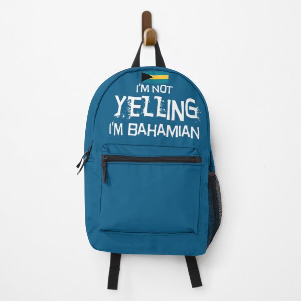 Item preview, Flag of Bahamas I'm Not Yelling I'm Bahamian designed and sold by obedtheartist.