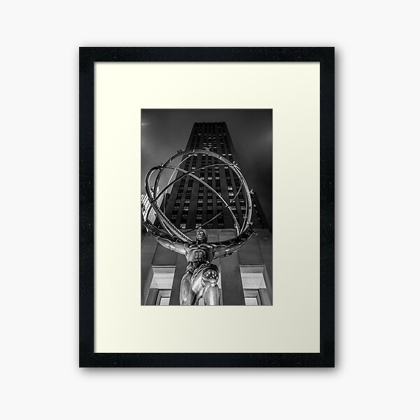 Rockefeller Tower Framed Art Print