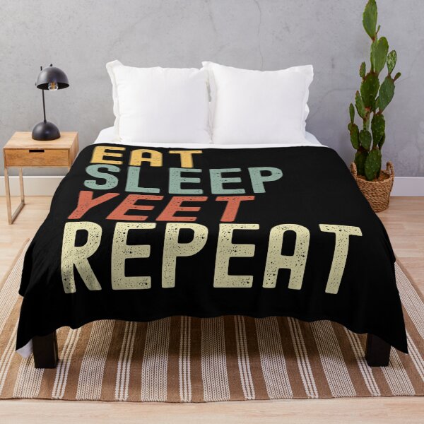 Item preview, Eat Sleep Yeet Repeat Retro designed and sold by azmndesigns.