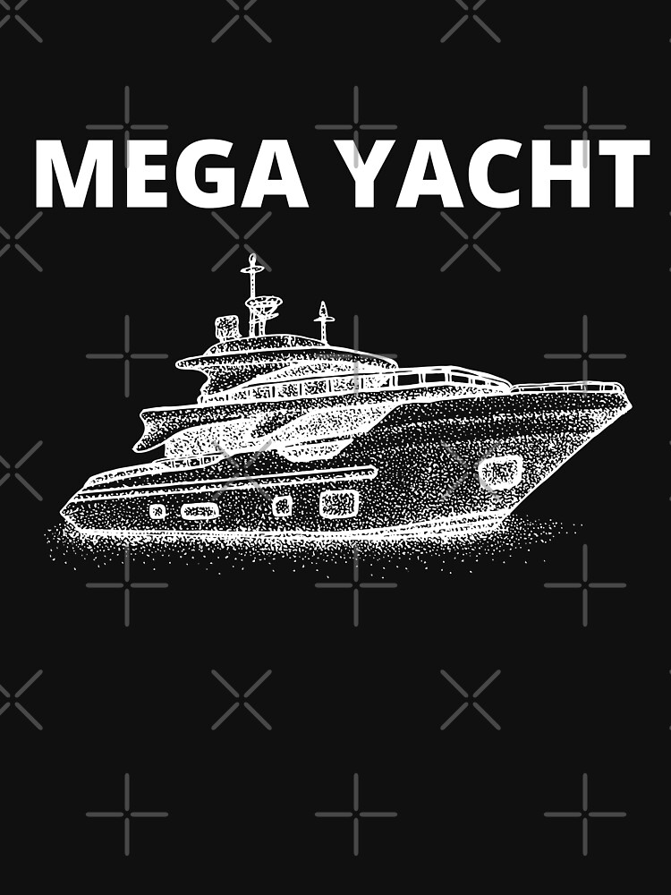 Golden Mega Yacht Essential T-Shirt by JLApparel