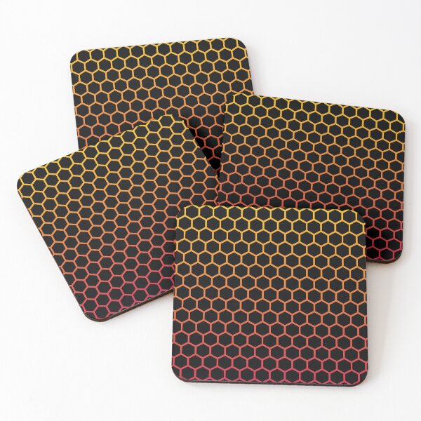Aperçu de l'œuvre Honeycomb V1 foncé créée et vendue par Natesc-Shop.