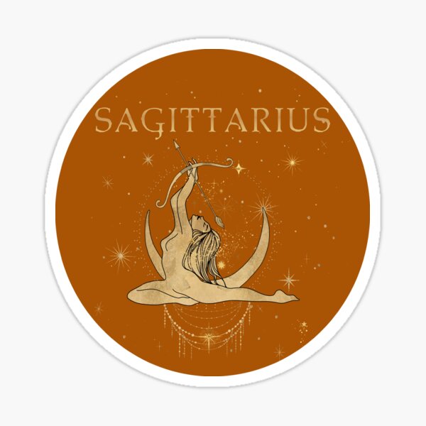 Sagittarius zodiac woman Sticker