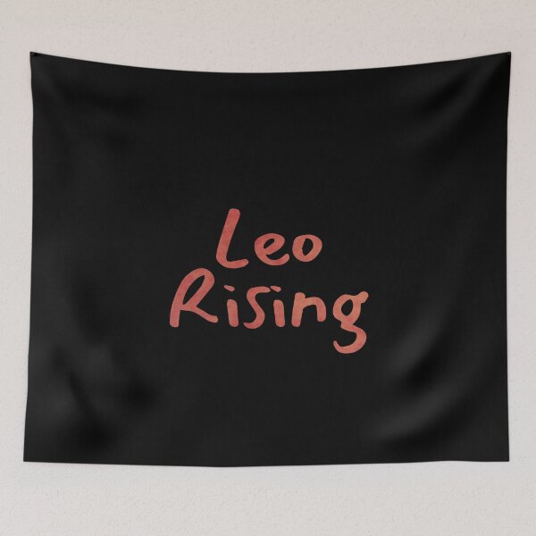 Item preview, Leo Rising Text Red designed and sold by leomooncreates.