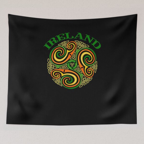 Item preview, Celtic Irish Circle Ireland Pride Gaelic Quotes Symbols designed and sold by TopTeeShop.