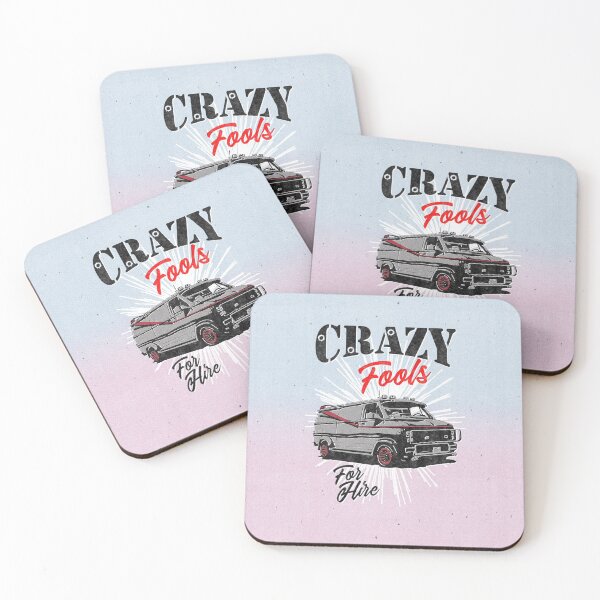 Item preview, Crazy Fools - For Hire designed and sold by Retro Type.
