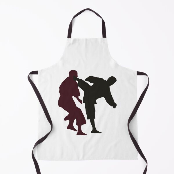 Item preview, Silhouettes of Martial Artists Fighting designed and sold by ibadishi.