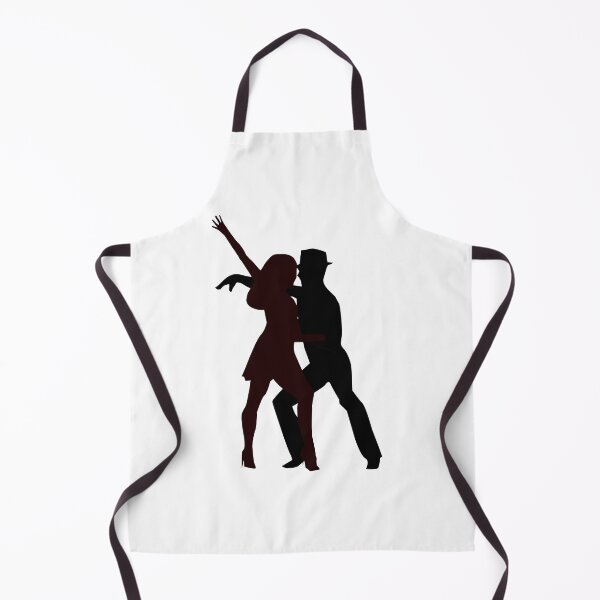 Item preview, Silhouette of Salsa Dancers - Illustration designed and sold by ibadishi.