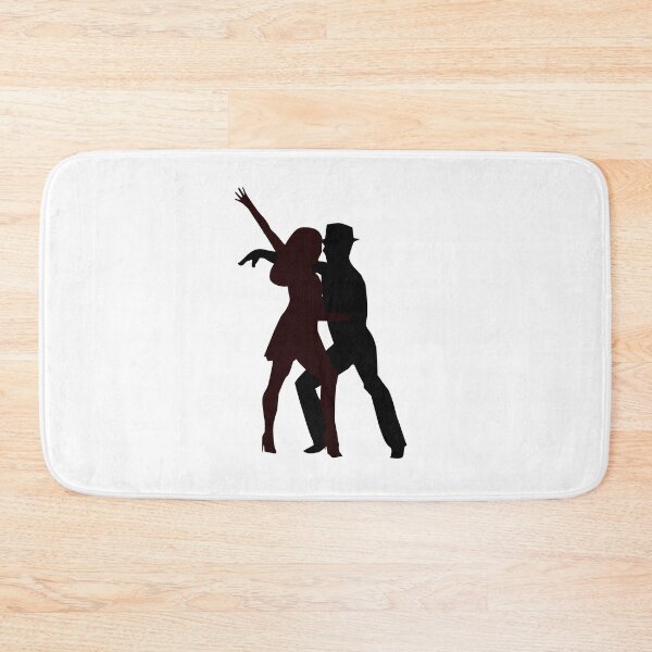 Item preview, Silhouette of Salsa Dancers - Illustration designed and sold by ibadishi.