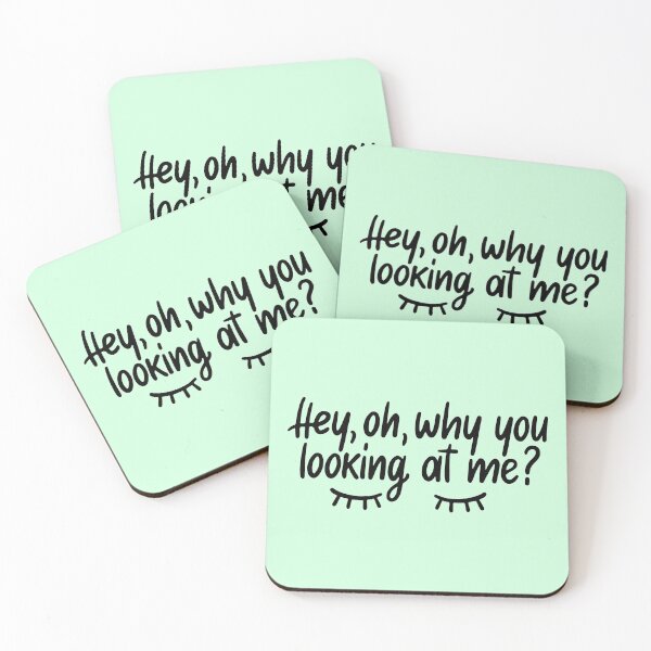 Item preview, Why you looking at me? designed and sold by letterbrighter.