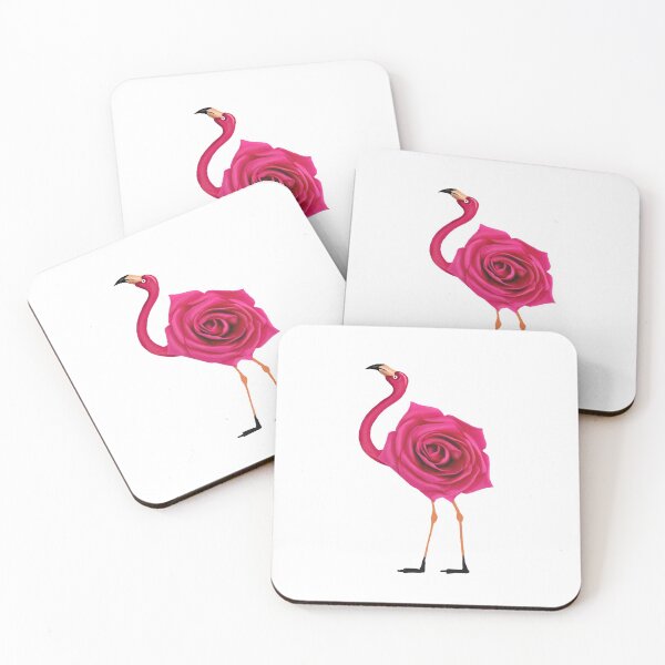 Item preview, Flamingo with Rose Body, Love Flamingos designed and sold by Logiamerch.
