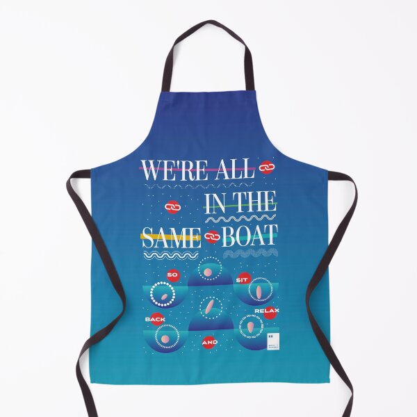 Item preview, We're all in the same boat designed and sold by quotesonposters.