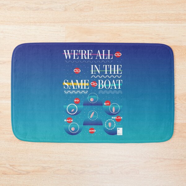 Item preview, We're all in the same boat designed and sold by quotesonposters.