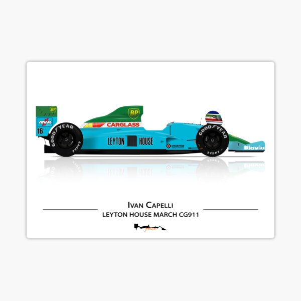 Leyton House March CG911 - Ivan Capelli | Sticker