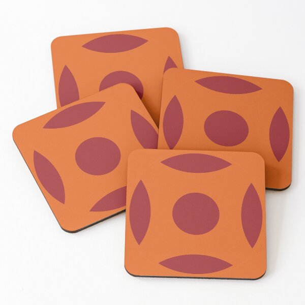 Item preview, Geometric Pattern: Intersect Circle: Blood Orange designed and sold by Red Wolf.