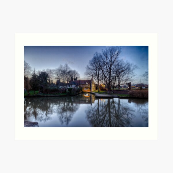 Pulls Ferry, Norwich Art Print