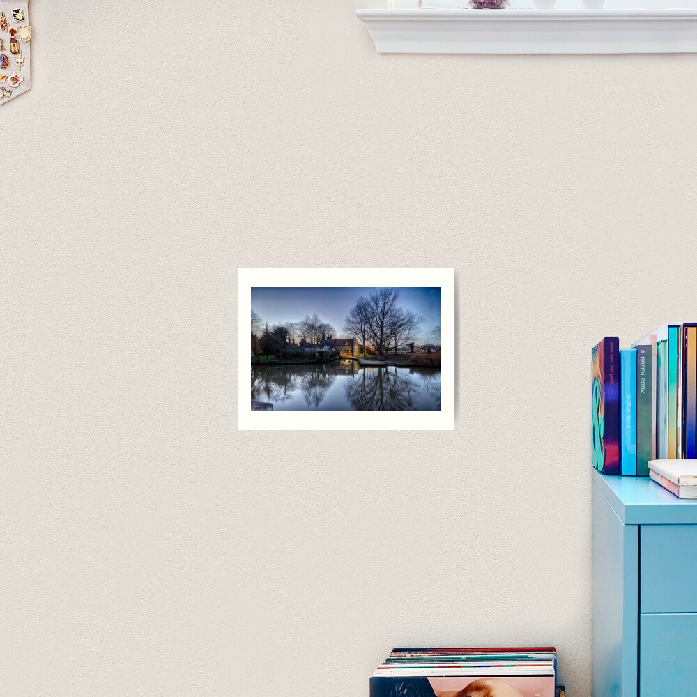 Pulls Ferry, Norwich Art Print