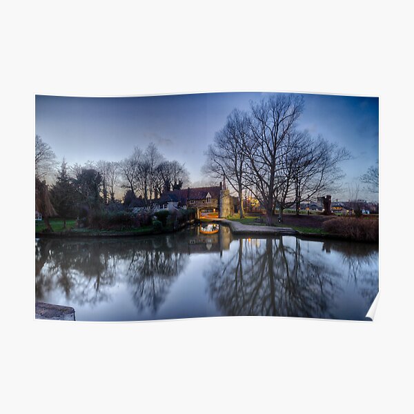Pulls Ferry, Norwich Poster
