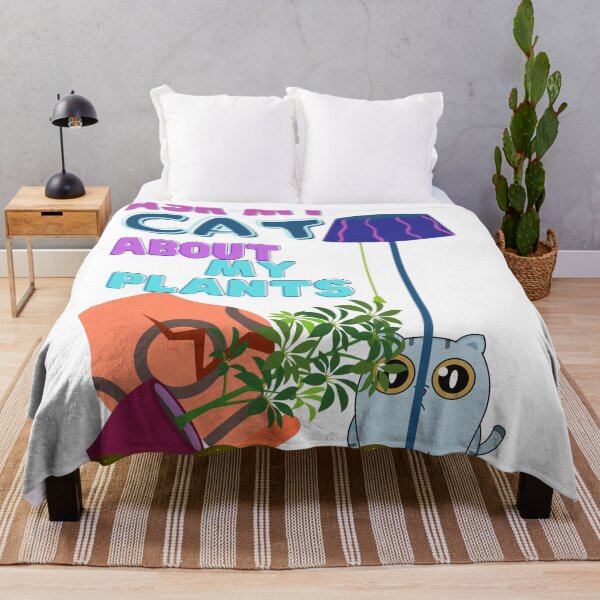 Item preview, Ask my cat about my plants designed and sold by SoulHeart.