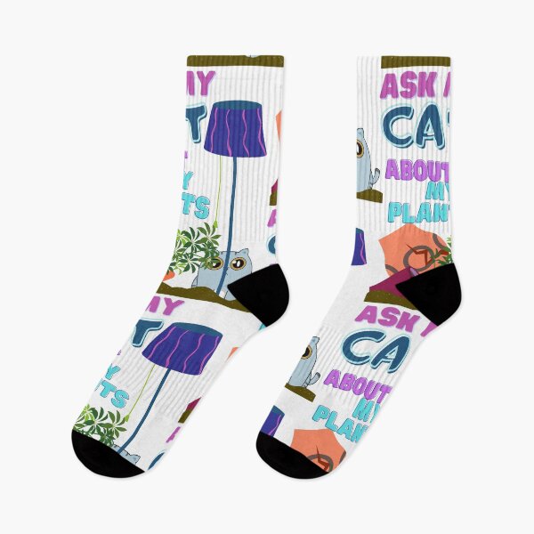 Item preview, Ask my cat about my plants  designed and sold by SoulHeart.