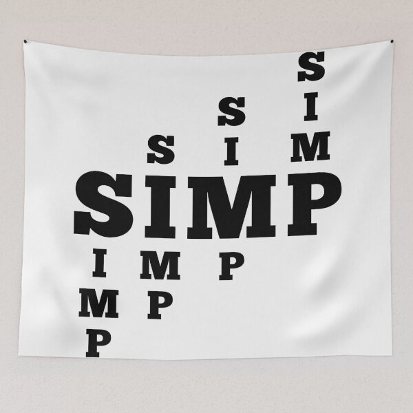 Item preview, Simp shirt dark designed and sold by WanderingTrader.
