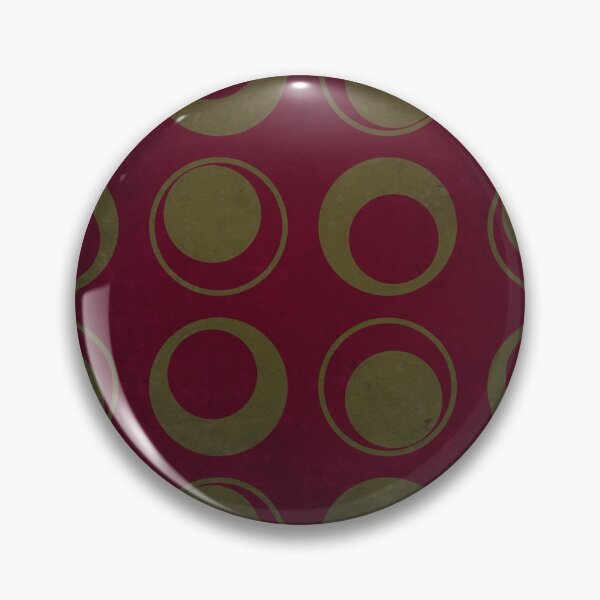 Artikelvorschau, Gold Circles on Deep Red - Retro Style entworfen und verkauft von ibadishi.
