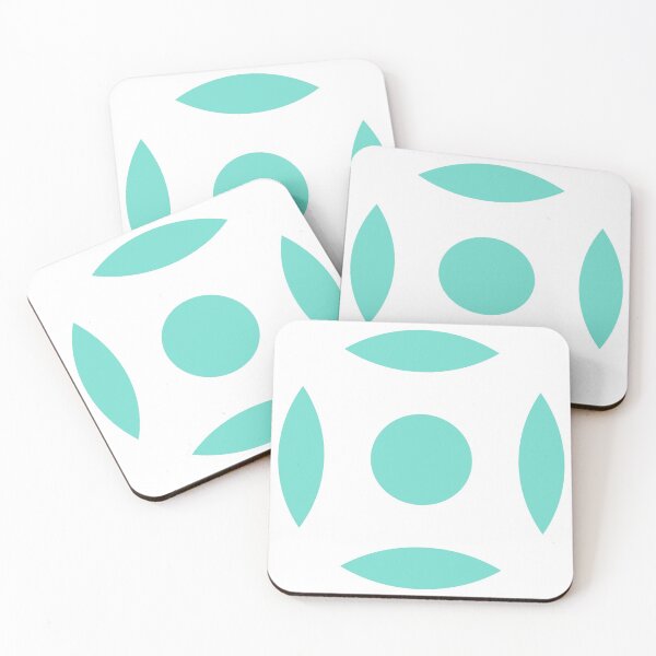 Item preview, Geometric Pattern: Intersect Circle: Poolside designed and sold by Red Wolf.