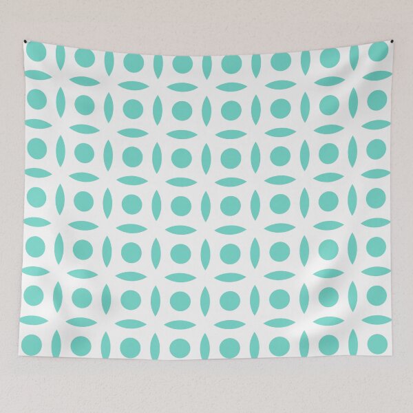 Item preview, Geometric Pattern: Intersect Circle: Poolside designed and sold by Red Wolf.