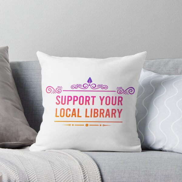 Item preview, Support your local library (Colorful) designed and sold by AdelDa19.