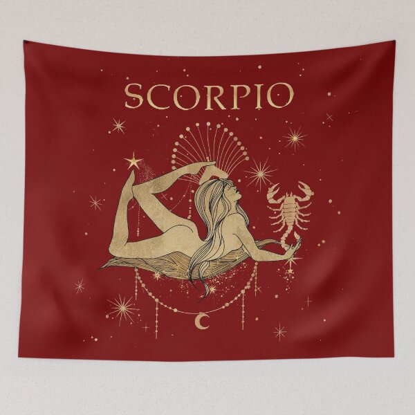 Item preview, Scorpio zodiac woman designed and sold by SpookyBat.
