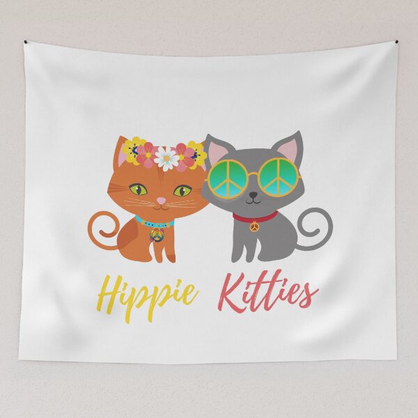 Item preview, Cool Hippie Kitties designed and sold by JaysignersPrint.