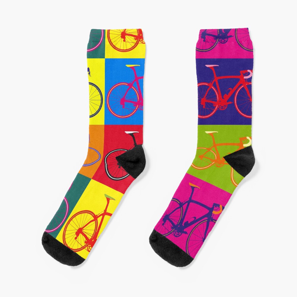 Bike Andy Warhol Pop Art Socks