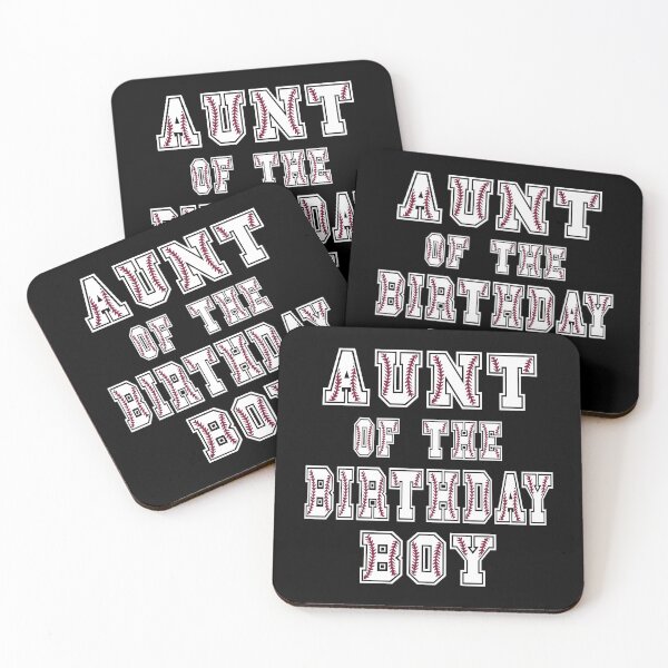 Item preview, Aunt Of The Birthday Baller Baseball Themed Party print designed and sold by Grabitees.