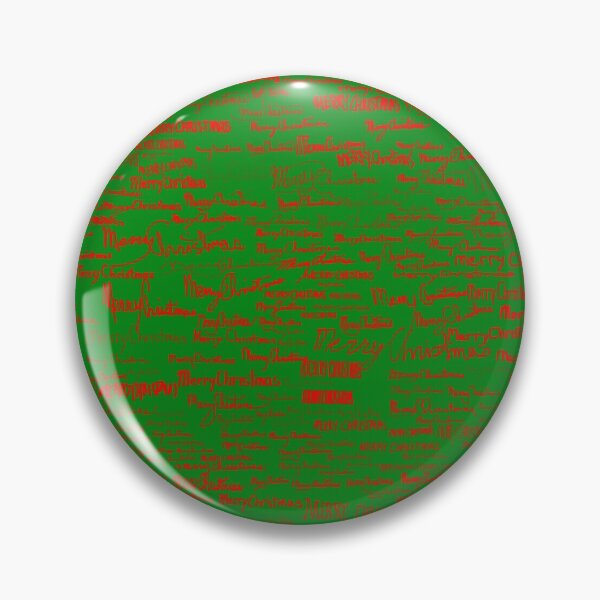 Item preview, Merry Christmas, red on green designed and sold by dnparker.