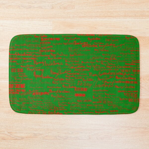 Item preview, Merry Christmas, red on green designed and sold by dnparker.