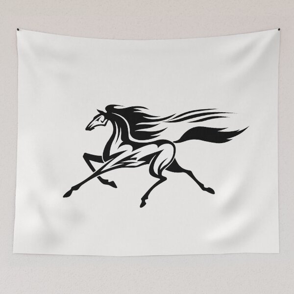 Item preview, White Mustang Horse Beautiful wild horse designed and sold by OneTimeEngineer.