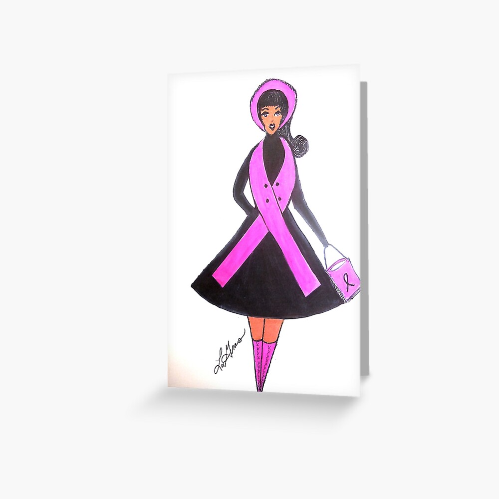 “Breast Cancer Awareness Cards” Greeting Card for Sale by Stacelina