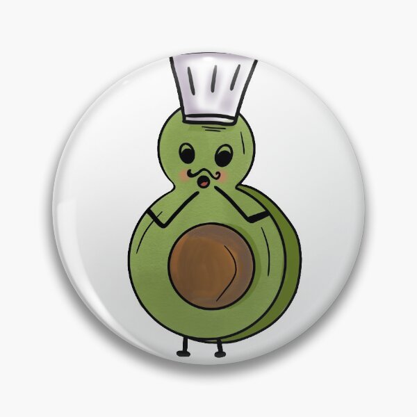 Item preview, Funny Avocado Chef designed and sold by Snixie.
