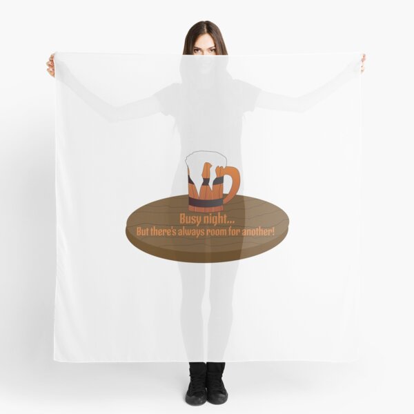 Hearthstone Innkeeper Tavern Beer Busy Night Scarf